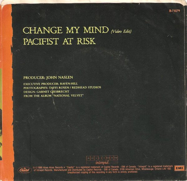 National Velvet : Change My Mind (7", Single)