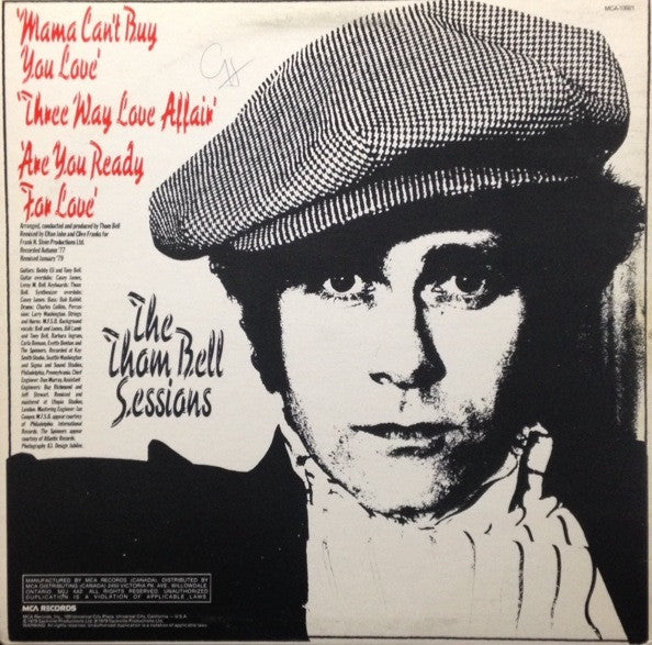 Elton John : The Thom Bell Sessions (12")