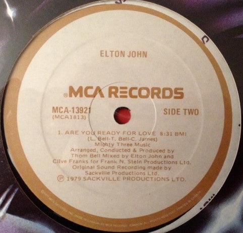 Elton John : The Thom Bell Sessions (12")