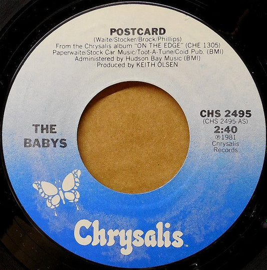 The Babys : Postcard (7", Sin)