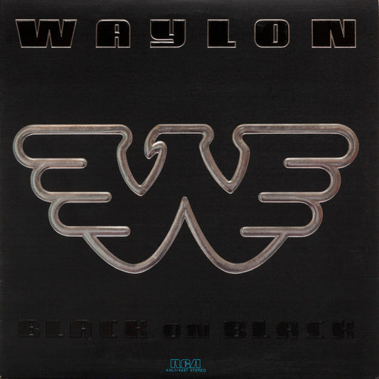 Waylon Jennings : Black On Black (LP, Album)