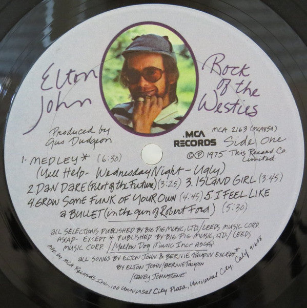 Elton John : Rock Of The Westies (LP, Album)