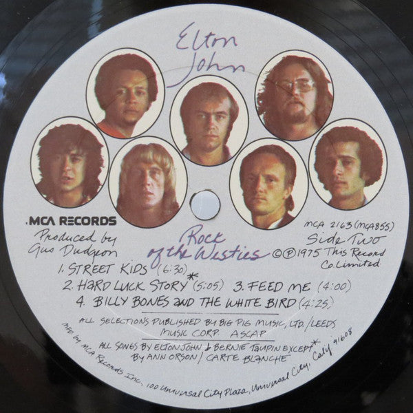 Elton John : Rock Of The Westies (LP, Album)
