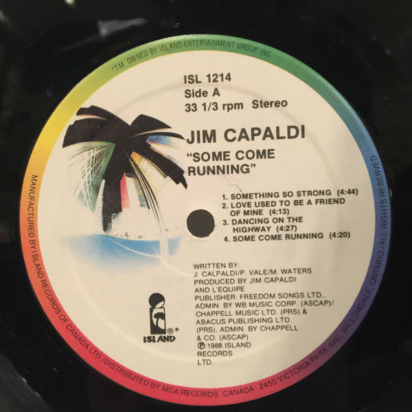 Jim Capaldi : Some Come Running (LP, Album)