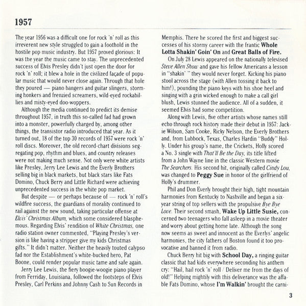 Various : The Rock 'N' Roll Era 1957 (CD, Comp, RM, Org)