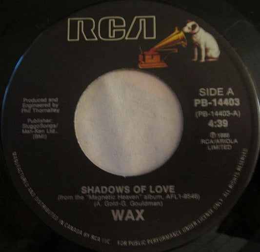 Wax (6) : Shadows Of Love (7")