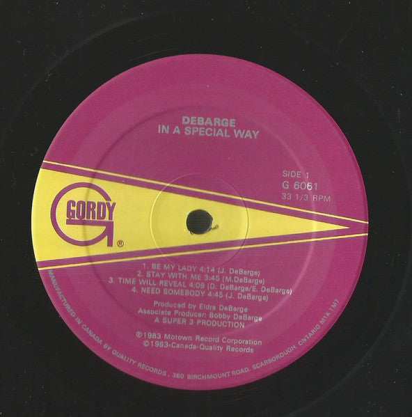 DeBarge : In A Special Way (LP, Album)