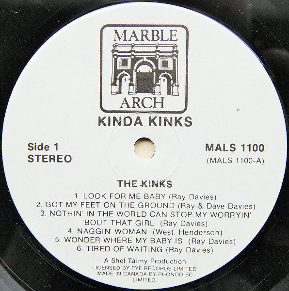 The Kinks : Kinda Kinks (LP, Album, RE)