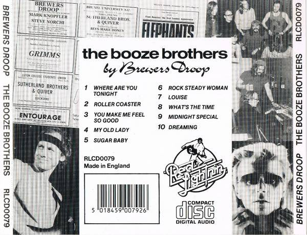 Brewers Droop Featuring Mark Knopfler, Dave Edmunds : The Booze Brothers (CD, Album)