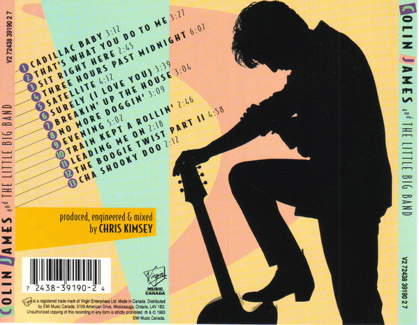 Colin James And The Little Big Band : Colin James And The Little Big Band (CD, Album, RE)