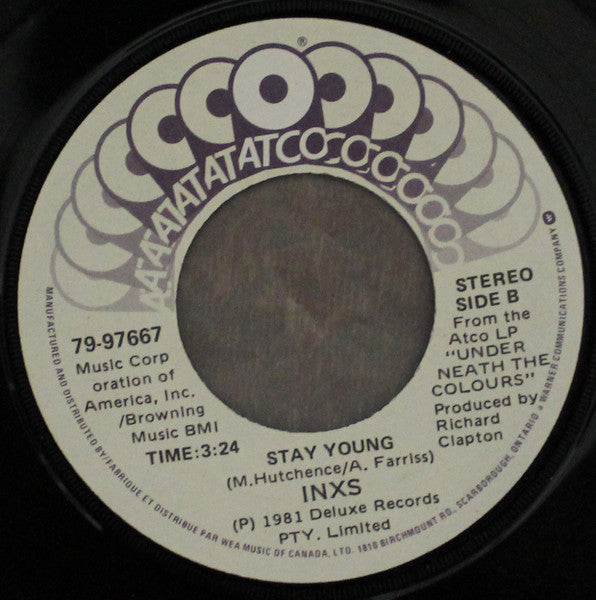 INXS : Original Sin / Stay Young (7", Single)