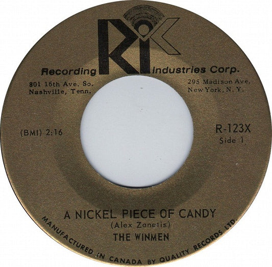 The Winmen : A Nickel Piece Of Candy (7", Single)