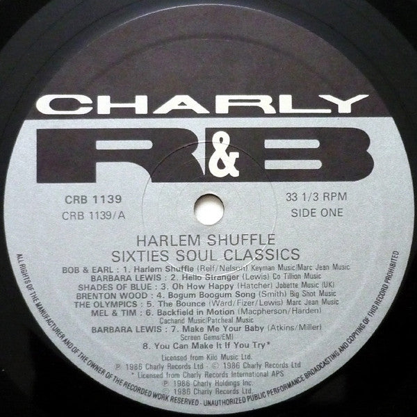 Various : Harlem Shuffle • Sixties Soul Classics (LP, Comp)