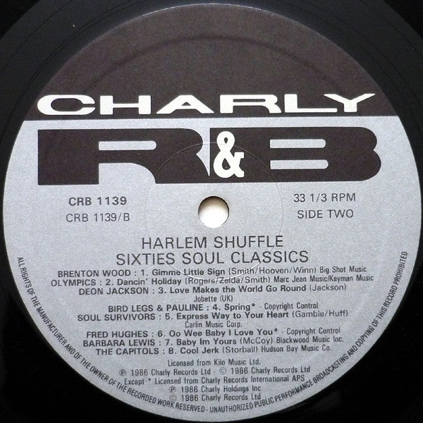 Various : Harlem Shuffle • Sixties Soul Classics (LP, Comp)