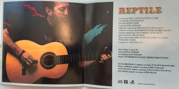 Eric Clapton : Reptile (HDCD, Album)