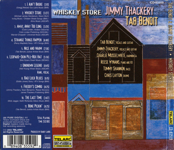 Jimmy Thackery & Tab Benoit : Whiskey Store (CD, Album, Dig)