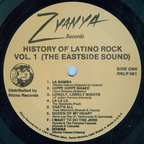 Various : The History Of Latino Rock Vol.1 1956-1965 (LP, Comp)
