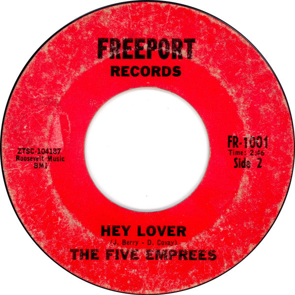 The Five Emprees : Little Miss Sad / Hey Lover (7", Single, Mono, Styrene)