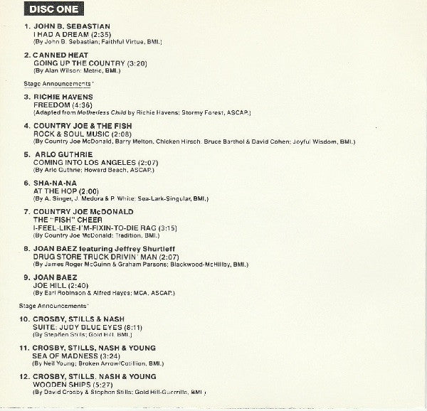 Various : Woodstock - Music From The Original Soundtrack And More (2xCD, Album, Club, RE, RM)