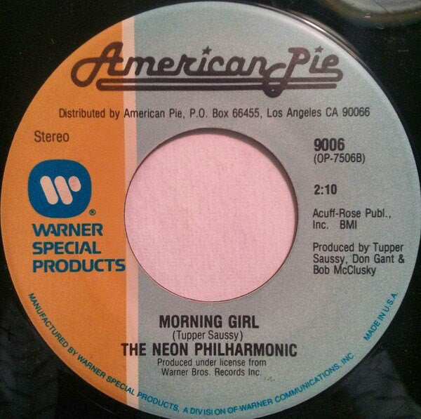 The Association (2) / The Neon Philharmonic : Windy / Morning Girl (7")