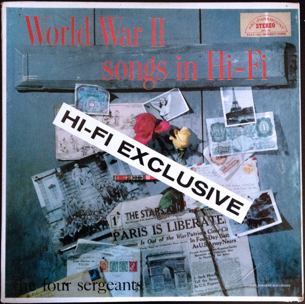 The Four Sergeants With Rose Marie Jun : World War II Songs In Hi-Fi (LP)