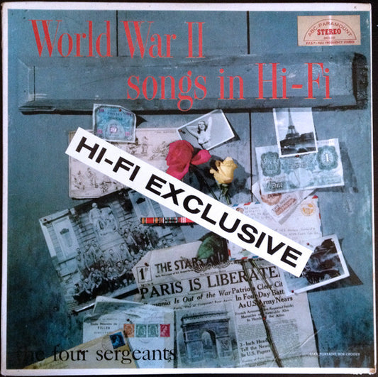The Four Sergeants With Rose Marie Jun : World War II Songs In Hi-Fi (LP)
