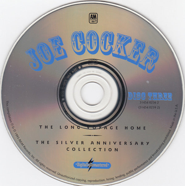 Joe Cocker : The Long Voyage Home: The Silver Anniversary Collection (4xCD, Comp)