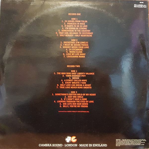 Gene Pitney : Half Heaven Half Heartache (2xLP, Comp)