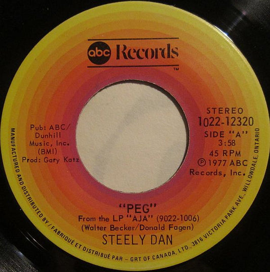 Steely Dan : Peg  (7", Single)