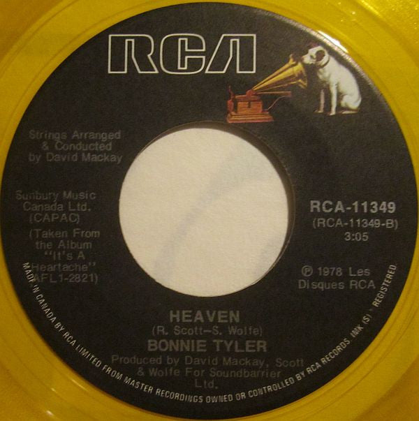 Bonnie Tyler : If I Sing You A Love Song (7", Ltd, Gol)