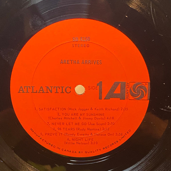 Aretha Franklin : Aretha Arrives (LP, Album)