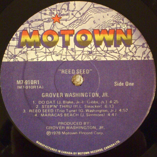 Grover Washington, Jr. : Reed Seed (LP, Album)