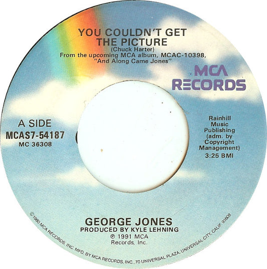 George Jones (2) : You Couldn't Get The Picture (7")