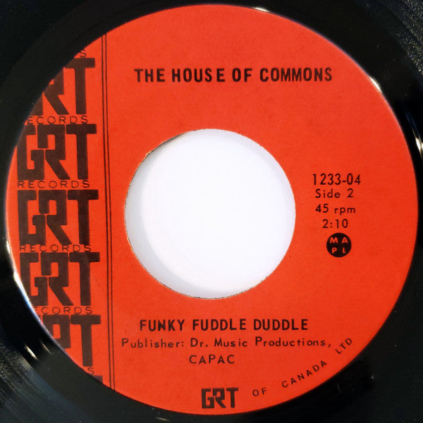 The House Of Commons (2) : Do The Fuddle Duddle (7", Single)