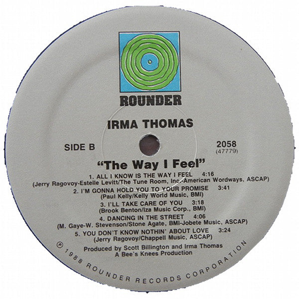 Irma Thomas : The Way I Feel (LP, Album)