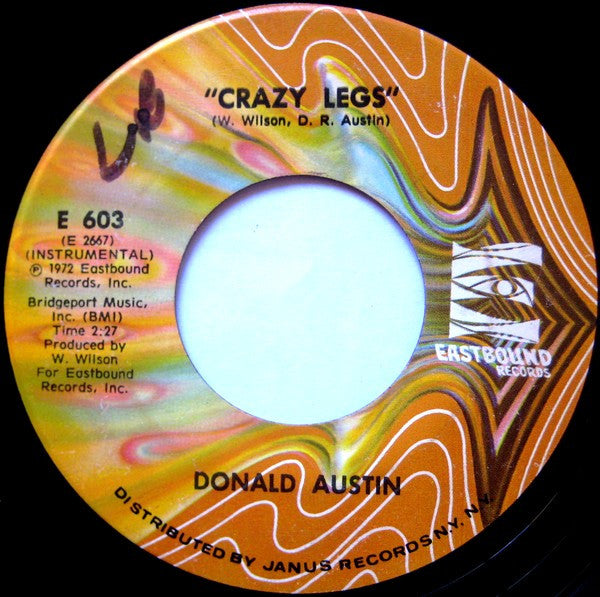 Donald Austin : Crazy Legs / Nanzee (7", Single)