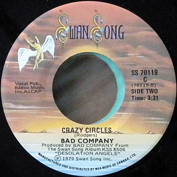 Bad Company (3) : Rock 'N' Roll Fantasy (7", Single)