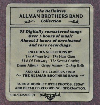The Allman Brothers Band : Dreams (4xCD, Comp + Box)