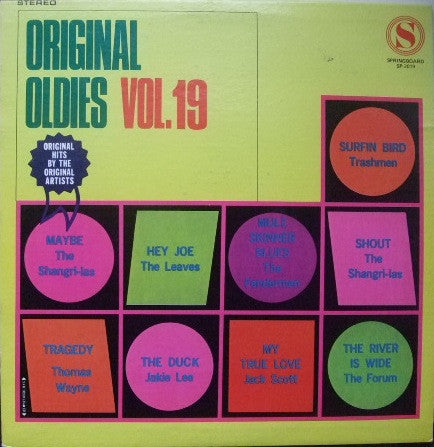 Various : Original Oldies Vol. 19 (LP, Comp)