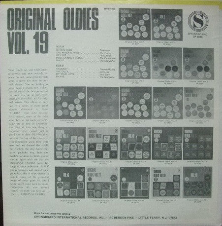Various : Original Oldies Vol. 19 (LP, Comp)