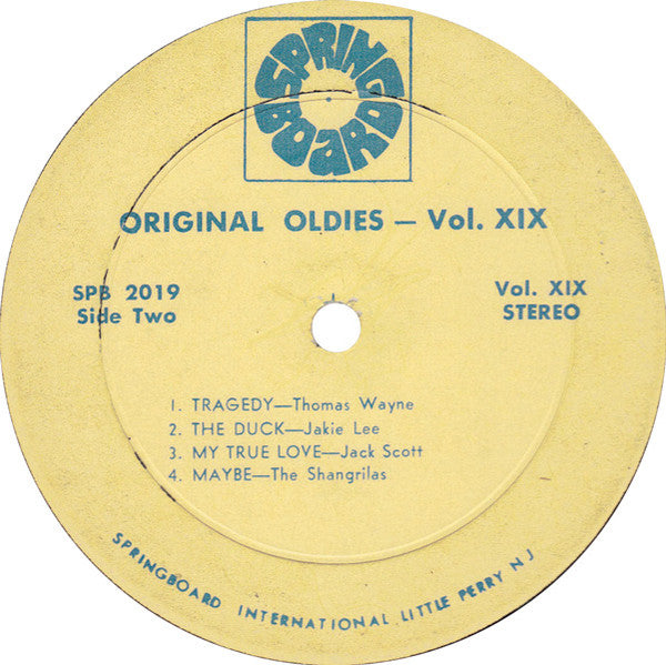 Various : Original Oldies Vol. 19 (LP, Comp)