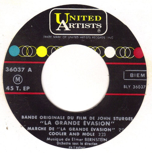 Elmer Bernstein : Bande Originale Du Film La Grande Evasion (The Great Escape) (7", EP)