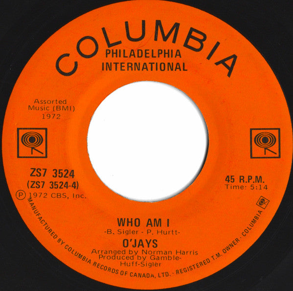 The O'Jays : Love Train (7", Single)