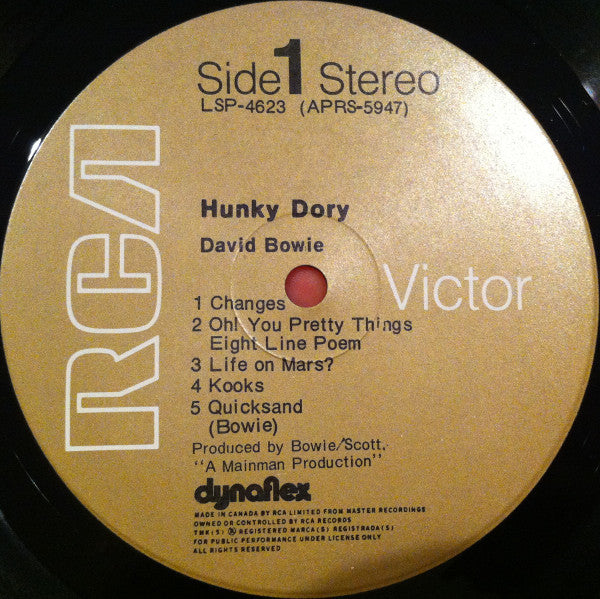 David Bowie : Hunky Dory (LP, Album)
