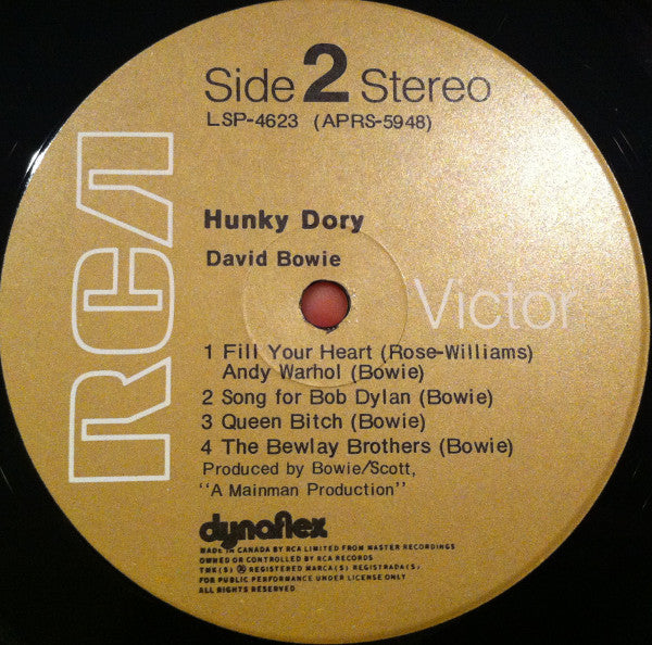 David Bowie : Hunky Dory (LP, Album)