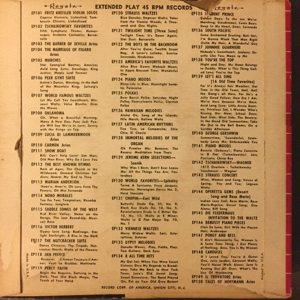 Noro Morales & His Orchestra : Tea For Two (7", EP, Red)