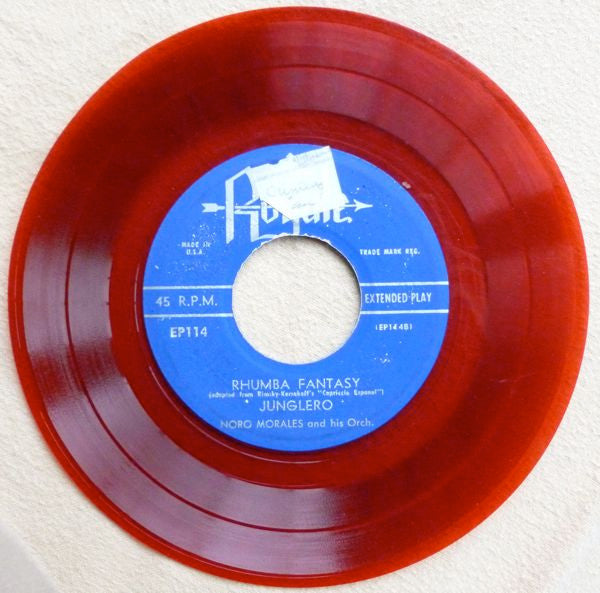 Noro Morales & His Orchestra : Tea For Two (7", EP, Red)