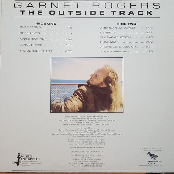 Garnet Rogers : The Outside Track (LP, Album)