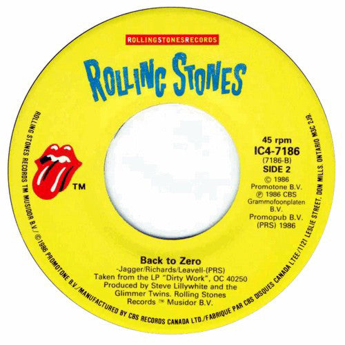 The Rolling Stones : Winning Ugly (7", Single)