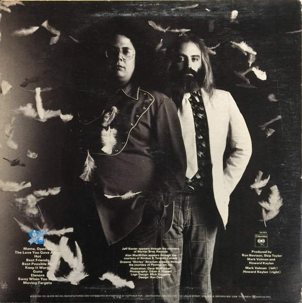 Flo And Eddie* : Moving Targets (LP, Album)